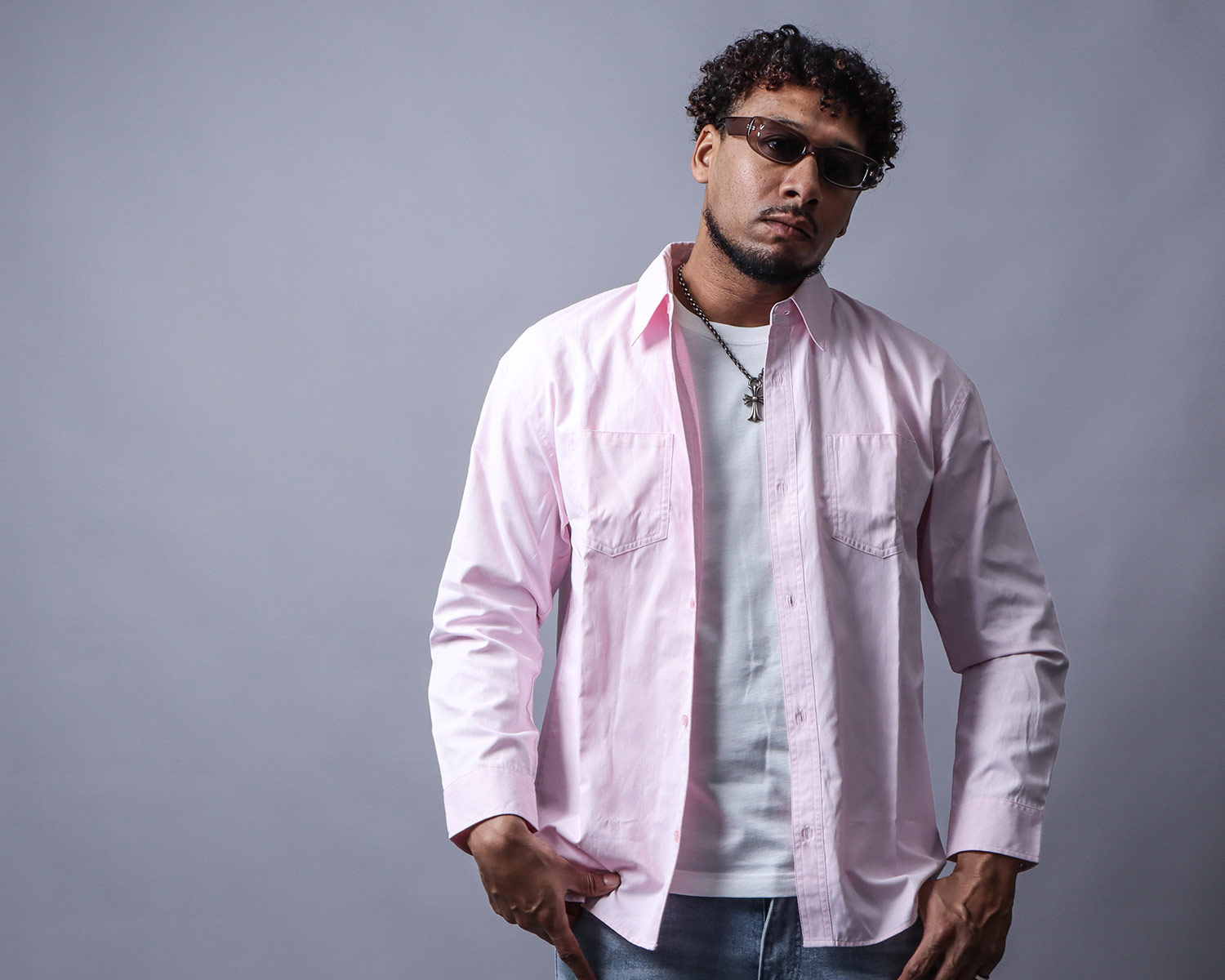 ベーシック ジャカード ドレスシャツ