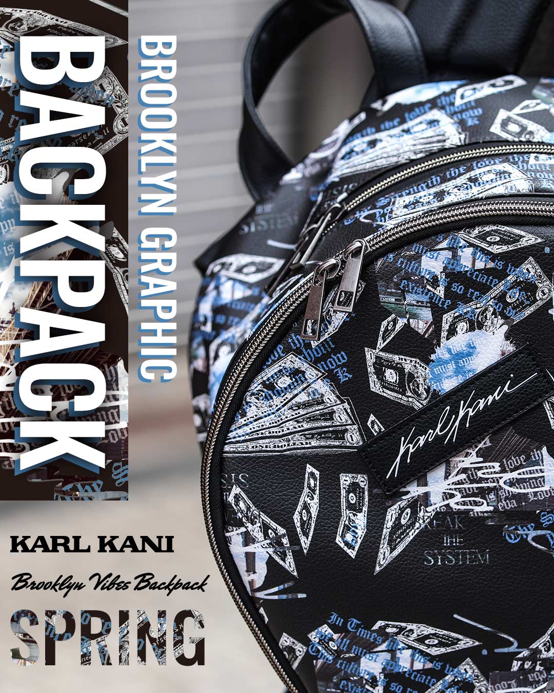 グランジ NYC 総柄 バックパック