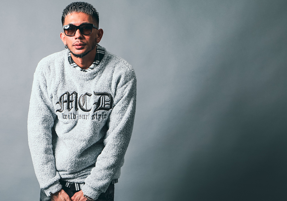 杢ボア トレーナー