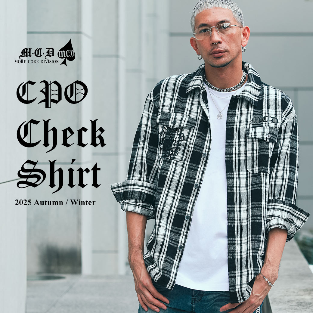 Check Shirt 一枚で決まる。季節を超えるCPOシャツ