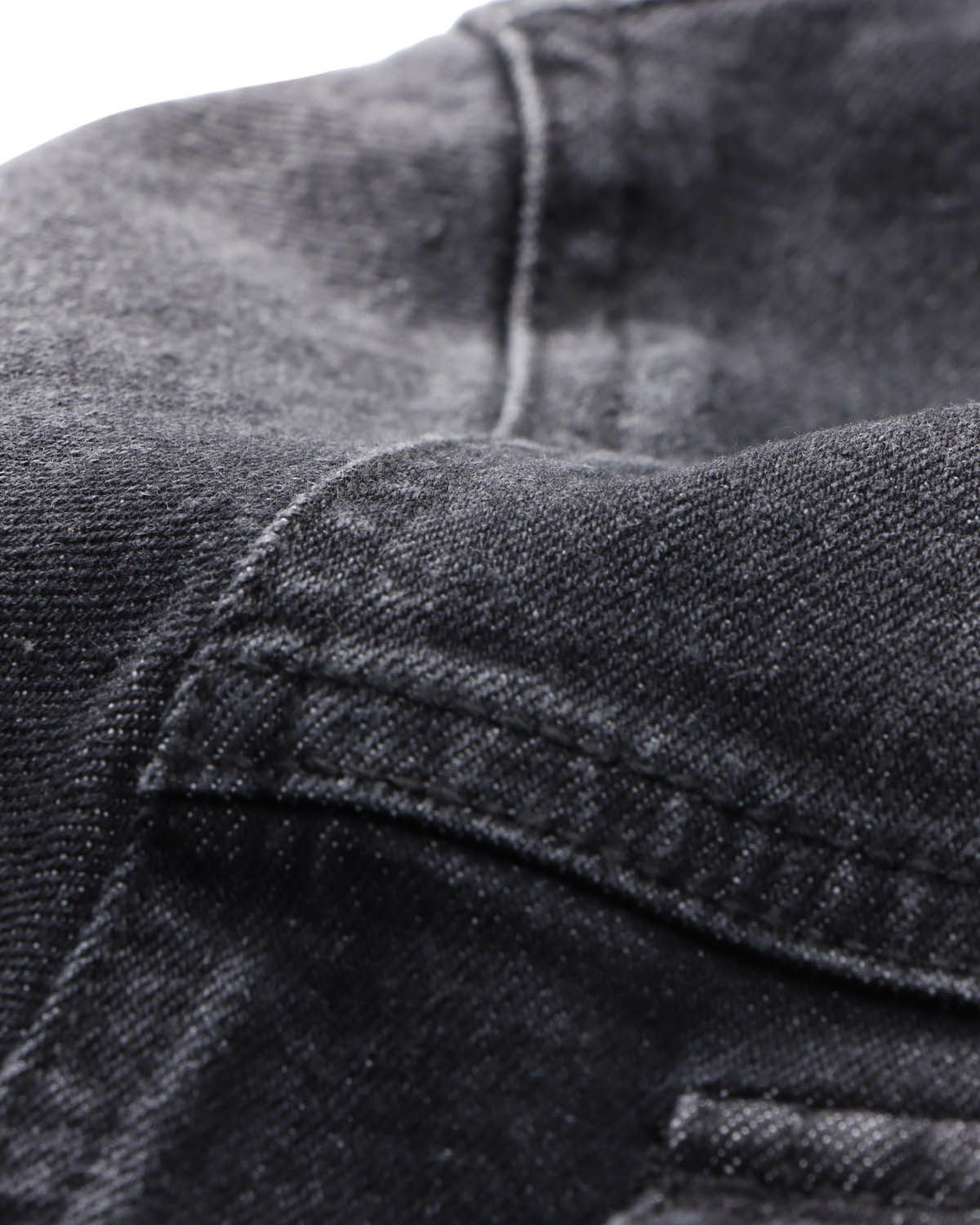 ストレッチ ブラック デニムジャケット