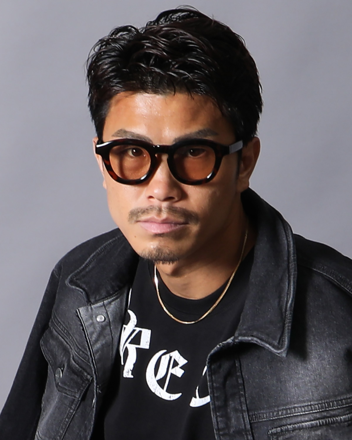 ストレッチ ブラック デニムジャケット