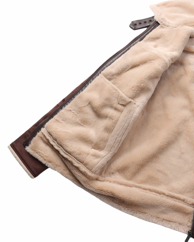 スタンドボア ジップパーカー