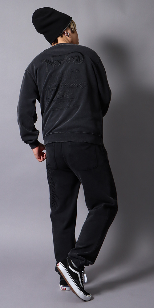 フロスト加工 トレーナー