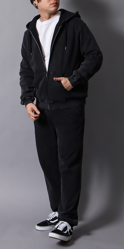 フロスト加工 フルジップパーカー