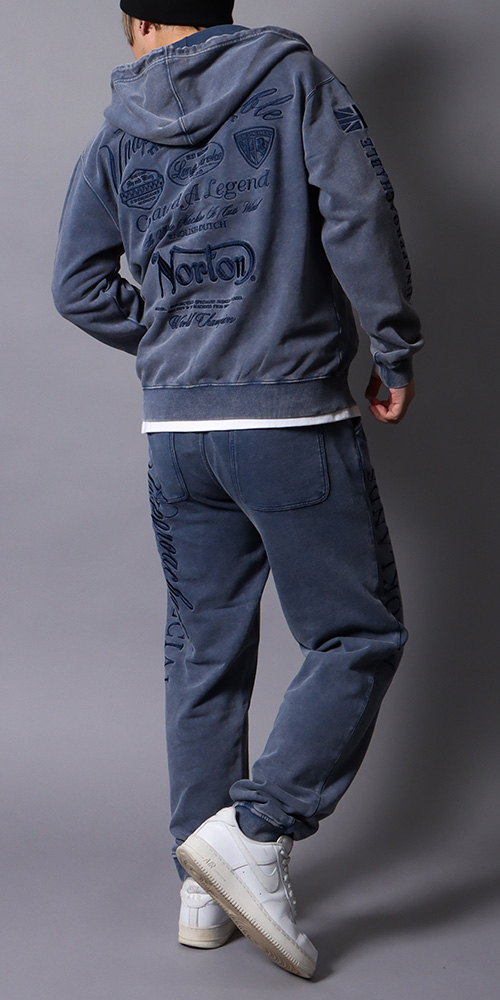 フロスト加工 フルジップパーカー