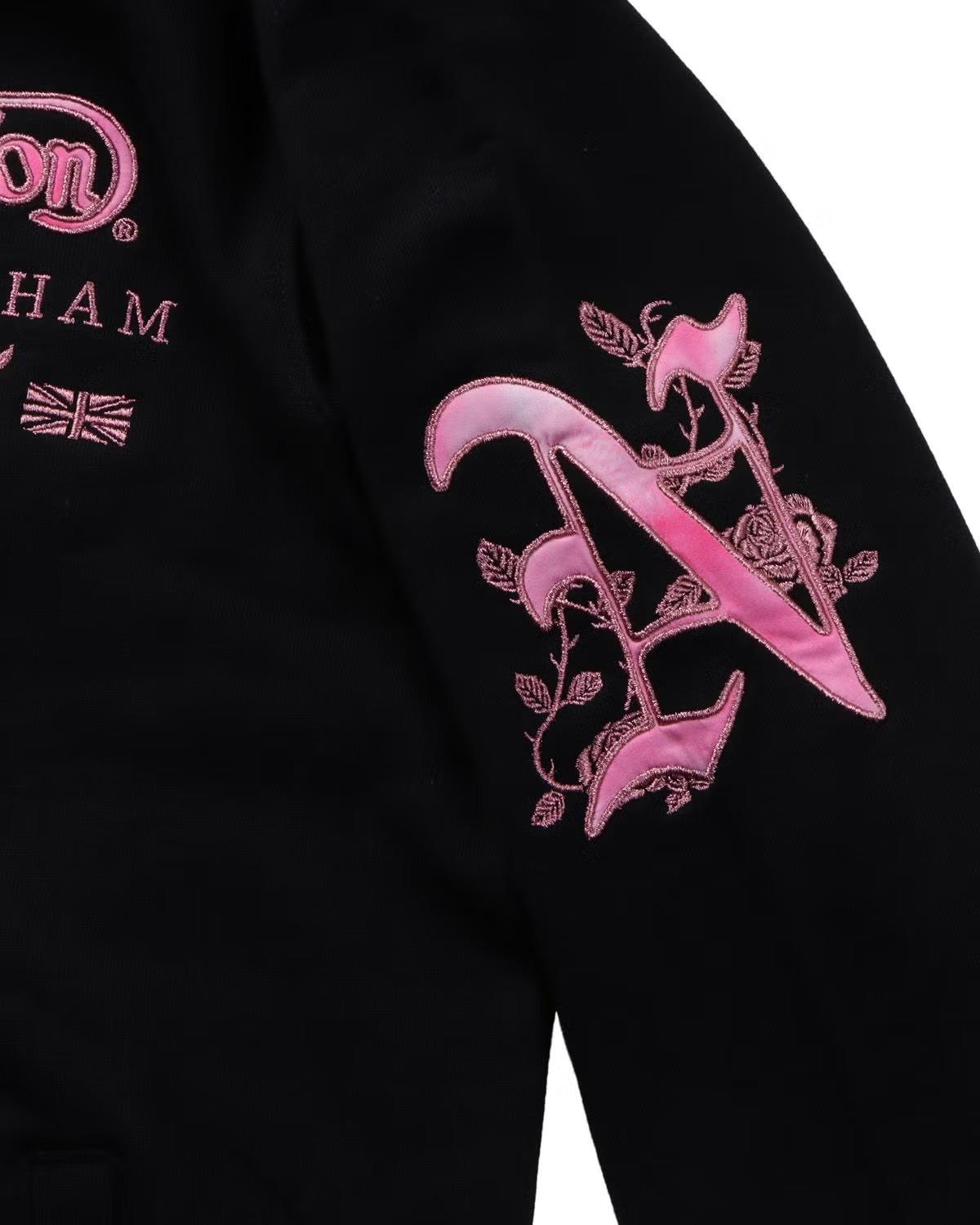 MAX ピンクメタル ZIPパーカー