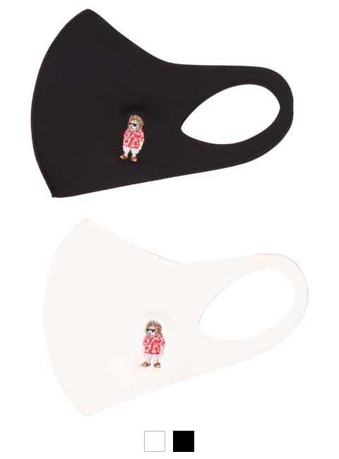 [NESTA BRAND] JAPAN加工 ネスタ ライオン アロハ柄 刺繍 マスク