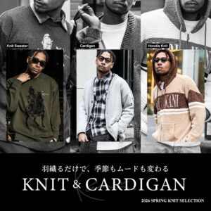 SPRING KNIT SELECTION 春を彩るニット&カーディガン