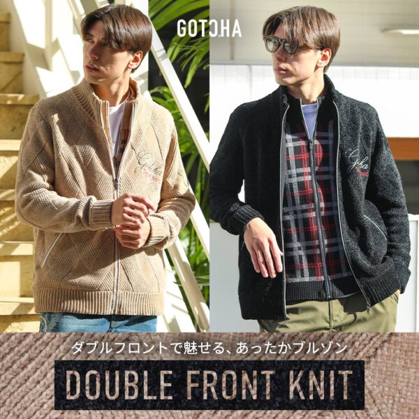 内側チェックで差をつける GOTCHAブルゾン