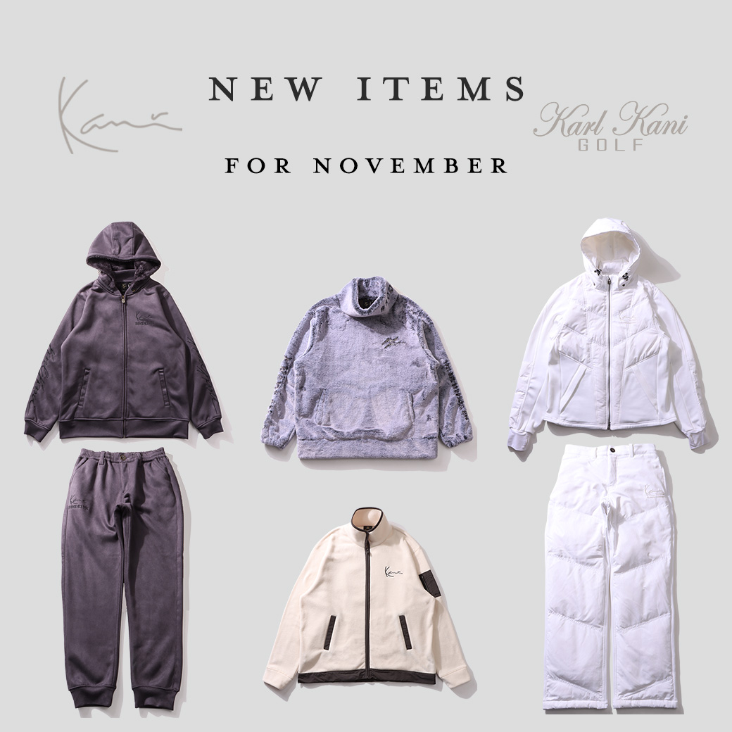 KARL KANI ゴルフ セットアップ ホワイトメッシュ カール カナイ KARL