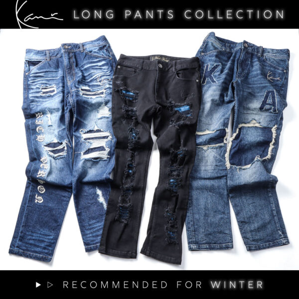 KARL KANI LONG PANTS COLLECTION Recommended for Winter
