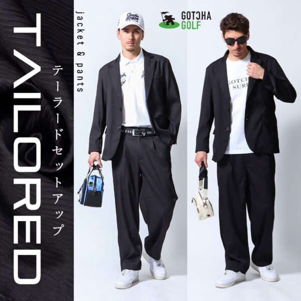 ON & OFFで楽しむ、 春のテーラードセットアップ