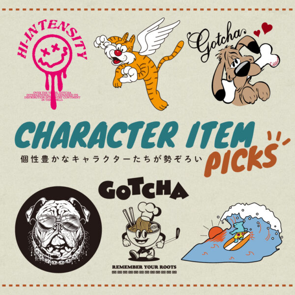 CHARACTER ITEM PICKS